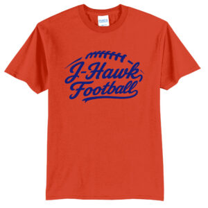 Jesup Football Unisex Short Sleeve Tee-Orange