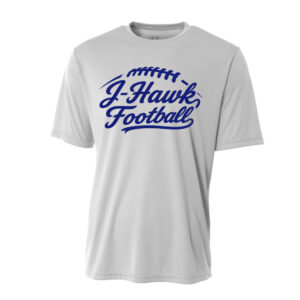 Jesup Football Adult Cooling Performance Tshirt-Silver