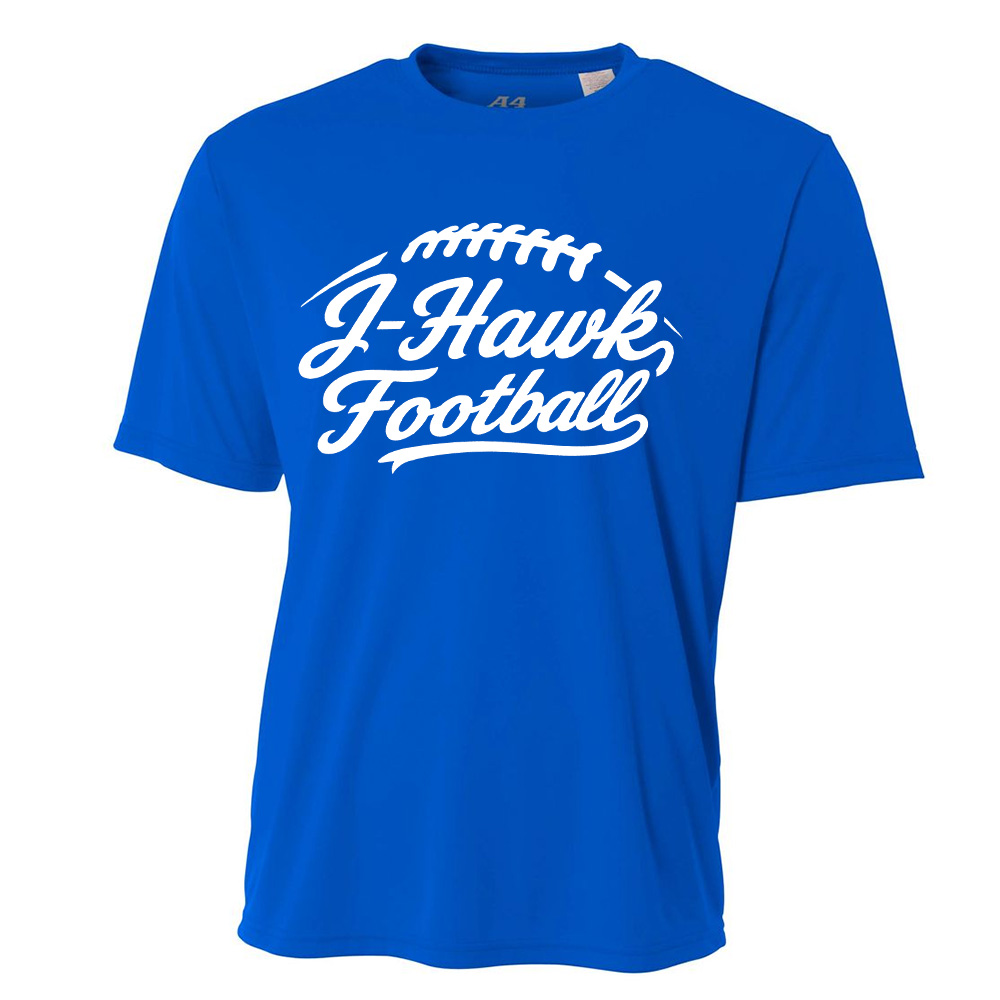 Jesup Football Adult Cooling Performance Tshirt-Royal