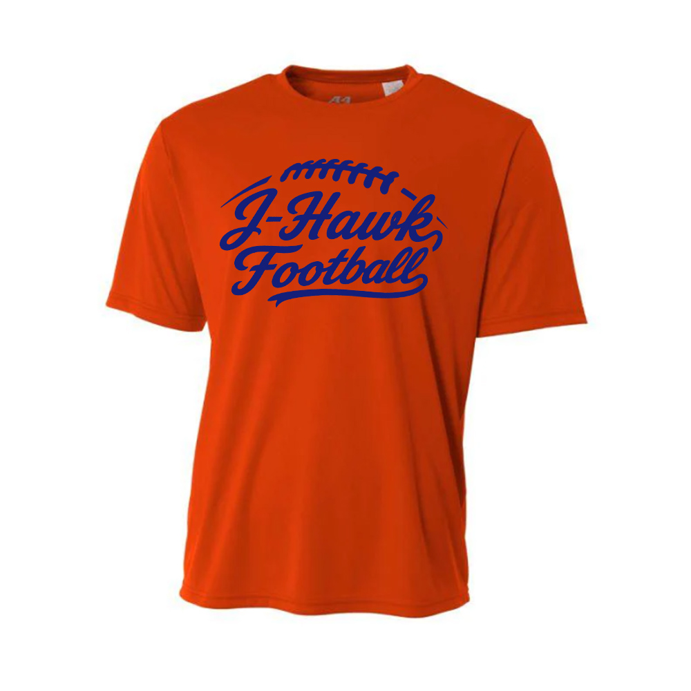 Jesup Football Adult Cooling Performance Tshirt-Orange