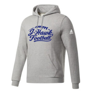 Jesup Football Adidas Fleece Hooded Sweatshirt- MedGrey Heather