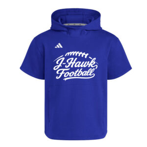Jesup Football Adidas  Dugout NWV Short Sleeve Hoodie- ROYAL  (S, L, XL, 2x)