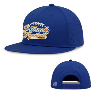 Jesup Football The Game Perforated GameChanger Snapback Cap-Royal