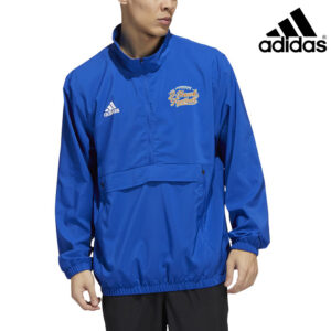 Jesup Football Adidas Stadium 1/4 zip woven pullover – ROYAL