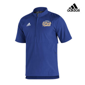 Jesup Football Adidas Sideline 21 woven lt weight short sleeve 1/4 zip -Royal (M-3x, 5x)