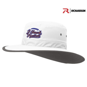 Jesup Football Richardson SUNRIVER Wide Brim water repellant Hat-White/Charcoal