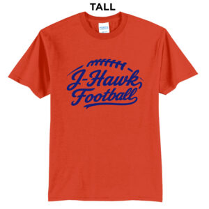 Jesup Football Tall Short Sleeve Tee-Orange