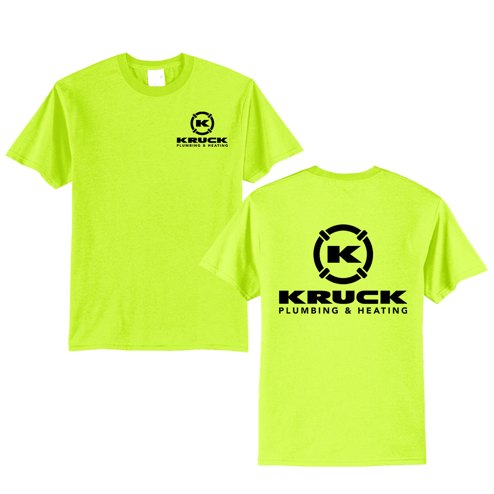 Kruck Unisex Short Sleeve Tee-Safety Green