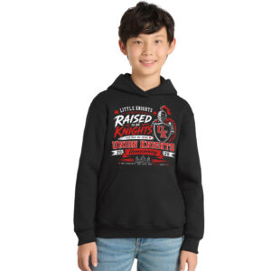 Little Knights  Youth Hooded Sweatshirt – JetBlack