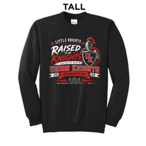 Little Knights  TALL Ultimate Crewneck Sweatshirts – Black