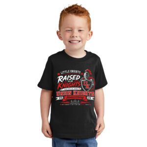 Little Knights Toddler Core Cotton Tee-Black