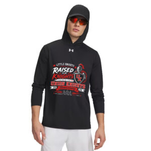 Little Knights Under Armour Mens Team Vanish Performance Hoodie-Black