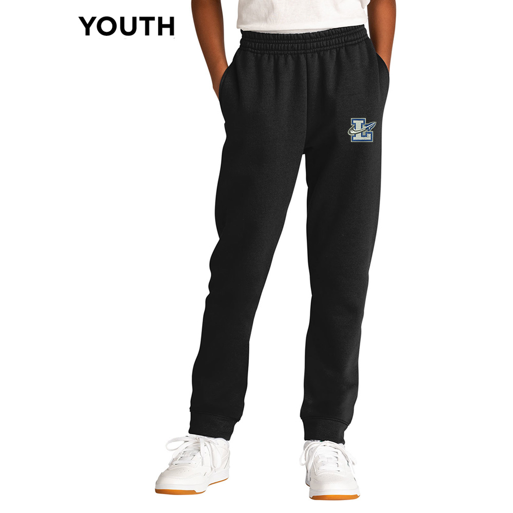 Limestone Football Youth Core Fleece Jogger - JetBlack