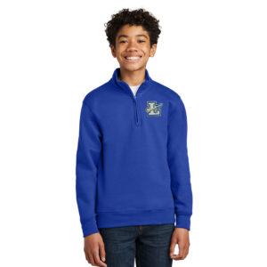 Limestone Football Youth Core Fleece 1/4 Zip Pullover Sweatshirt – Royal