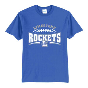 Limestone Football Unisex Short Sleeve Tee- royal