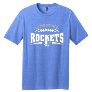 Limestone Football Unisex District Perfect Blend CVC Tee – HeatherRoyal