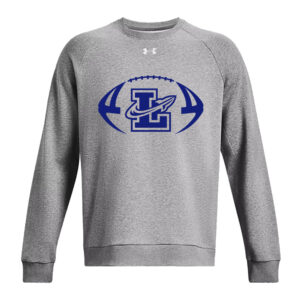 Limestone Football Under Armour UA Rival Fleece Crewneck Sweatshirt – Castlerock (S, M, XL, 2x, 3x)
