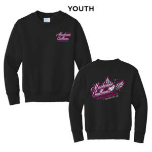 Mackenzie  Youth Crewneck Sweatshirt – JetBlack
