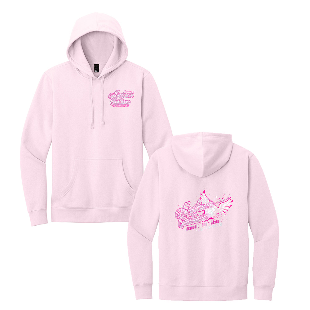 Mackenzie Unisex District V.I.T. Fleece Hoodie-Carnation Pink