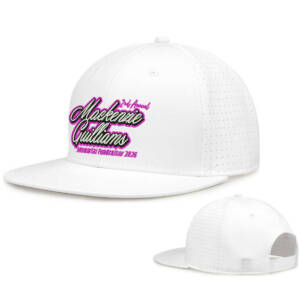 Mackenzie The Game Perforated GameChanger Snapback Cap-White