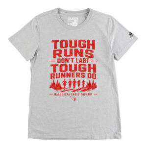 Maq CC Adidas Go To Performance Women’s Short Sleeve Tee-Medium Grey (XL, 2x)