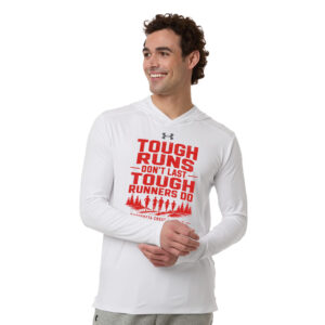 Maq CC Under Armour Mens Team Vanish Performance Hoodie-White