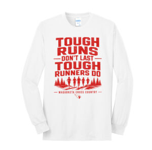 Maq CC Unisex Cotton Long Sleeve Tee-White