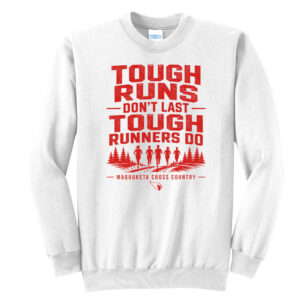 Maq CC Unisex Fleece Crewneck Sweatshirt-White