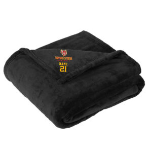 Marion FB Port Authority Oversized Ultra Plush Blanket-Black