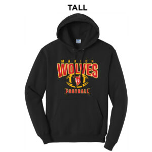 Marion FB Tall Fleece Hooded Sweatshirt-Black