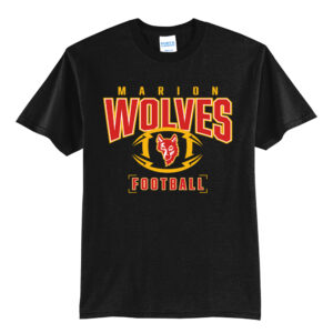 Marion FB Unisex Short Sleeve Tee-Black