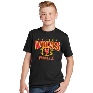 Marion FB Youth Premium Short Sleeve Tee-Black