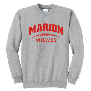 Marion FB Unisex Core Fleece Crewneck Sweatshirt-Athletic Heather