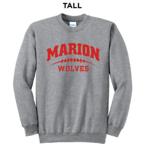 Marion FB Tall Fleece Crewneck Sweatshirt-Athletic Heather