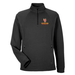 Marion FB North End Men’s Rhythm Waffle Quarter-Zip Pullover-Black