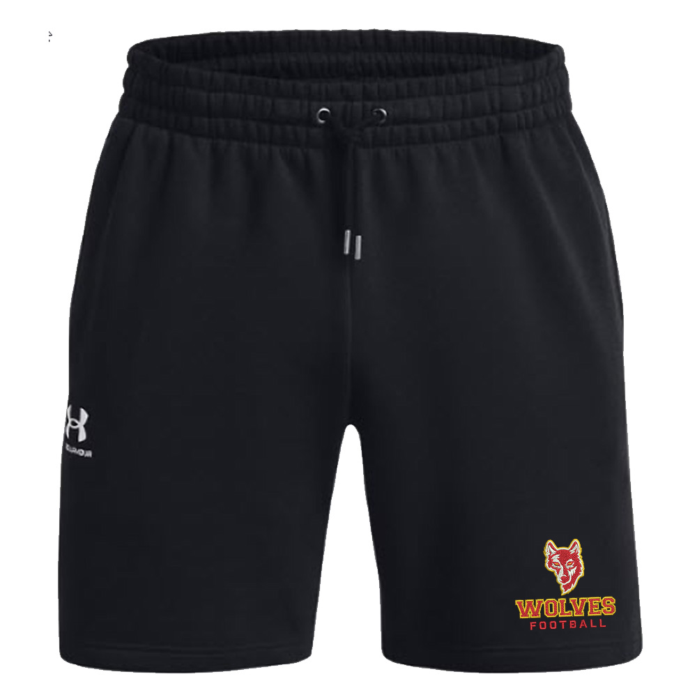 Marion FB Under Armour UA ICON 7.5" Fleece Shorts-Black
