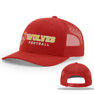 Marion FB Richardson Pro Crown Mesh Back solid color Adjustable back cap Solid-Red