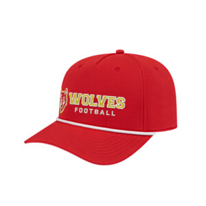Marion FB ICON performance rope golf cap-Red/White