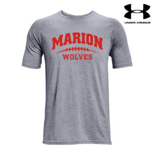Marion FB Under Armour Athletics soft cotton blend T-shirt-Steel Grey (medium is out of stock)