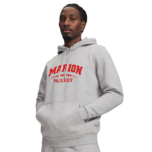 Marion FB Under Armour Men’s Team Icon Fleece Hoodie-Mod Grey
