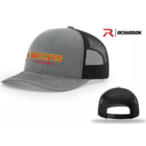 Marion FB Richardson Pro Crown Mesh Back Adjustable back cap Split-Heather Grey/Black