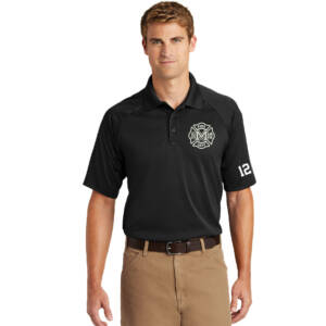 Monticello Fire CornerStone Men – Select Snag-Proof Tactical Polo-Black