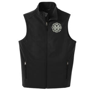 Monticello Fire Port Authority Core Soft Shell Vest Men-Black