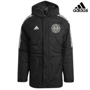Monticello Fire Adidas CONDIVO22 Stadium Parka/Coat – Black (XL, 2x)