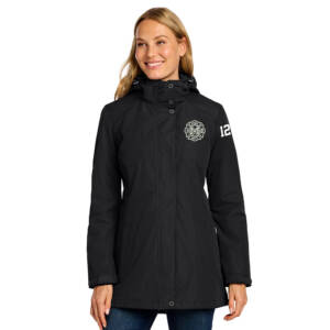 Monticello Fire Port Authority Ladies All-Weather 3-in-1 Jacket-Black