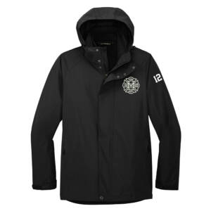 Monticello Fire Port Authority All-Weather 3-in-1 Jacket Men-Black