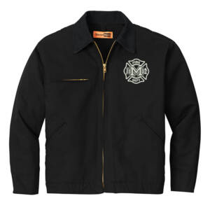 Monticello Fire CornerStone – Duck Cloth Work Jacket-Black