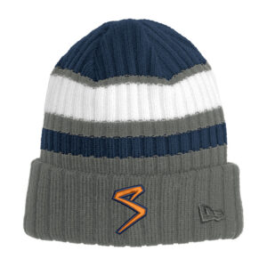 Sluggers Softball New Era Ribbed Tailgate Beanie – navy/Graphite