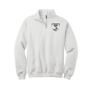 Sluggers Softball JERZEES Nublend Unisex Cadet Collar Sweatshirt -Ash