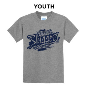 Sluggers Softball Youth Short Sleeve Tee – AthleticHeatherGrey